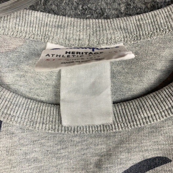 Vintage Champion Shirt Men's Medium‎ Heritage Gray All Over Print Casual Adults - Picture 4 of 8